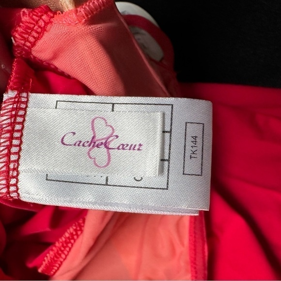 Cache Coeur Maternity Tankini Convertible Wireless Removable Pads S Color-block - Picture 11 of 14